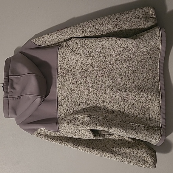 Canada WeatherGear Wmns Plus 1X Gray Fleece Hooded Jacket Warm Fall Winter - Picture 9 of 16